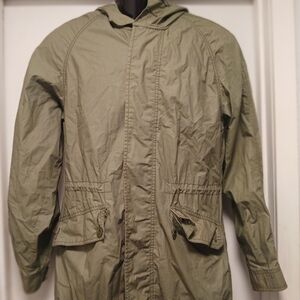 American Eagle Outfitters Sage Green Hooded Jacket